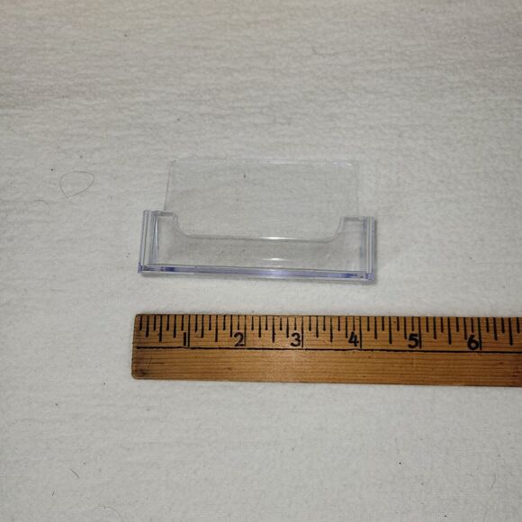 Business Card Holder Clear Acrylic Compartment Desktop Display Stand Lot of 70+ - Picture 7 of 7